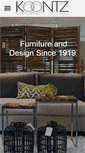 Mobile Screenshot of koontzfurnitureanddesign.com